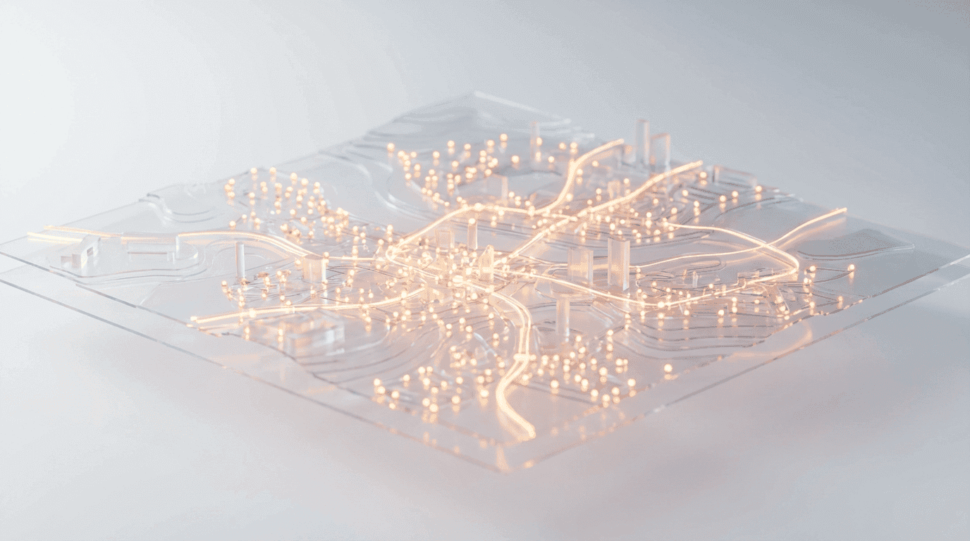 Geo-targeted advertising data visualization